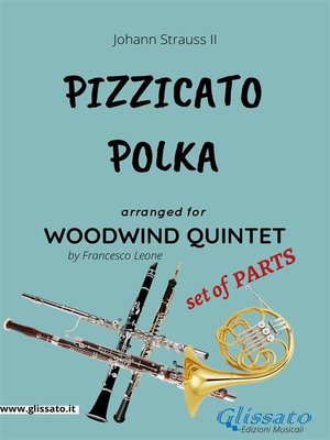 cover image of Pizzicato polka--Woodwind Quintet set of PARTS